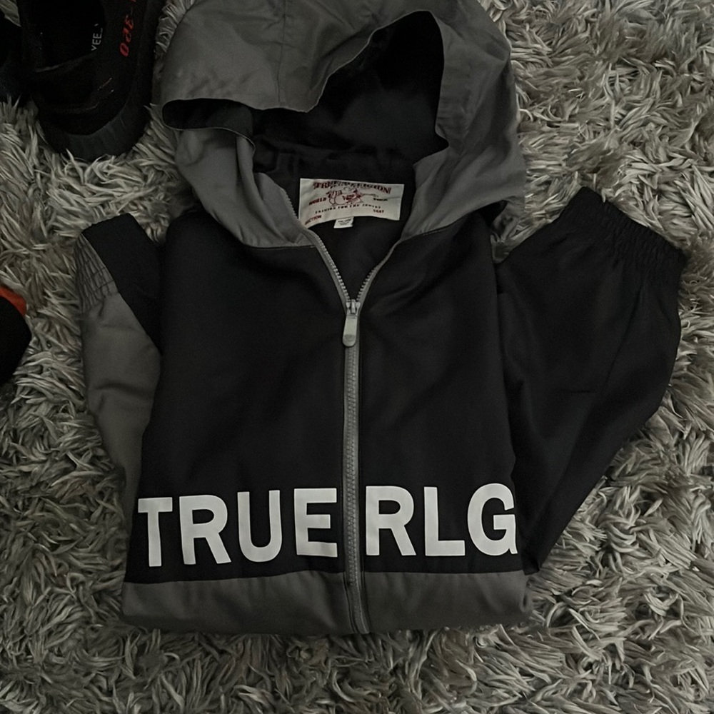 True religion vintage wind breaker